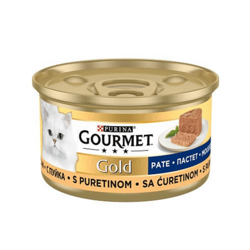 Gourmet Gold Kıyılmış Hindi Etli Kedi Konservesi 85 Gr