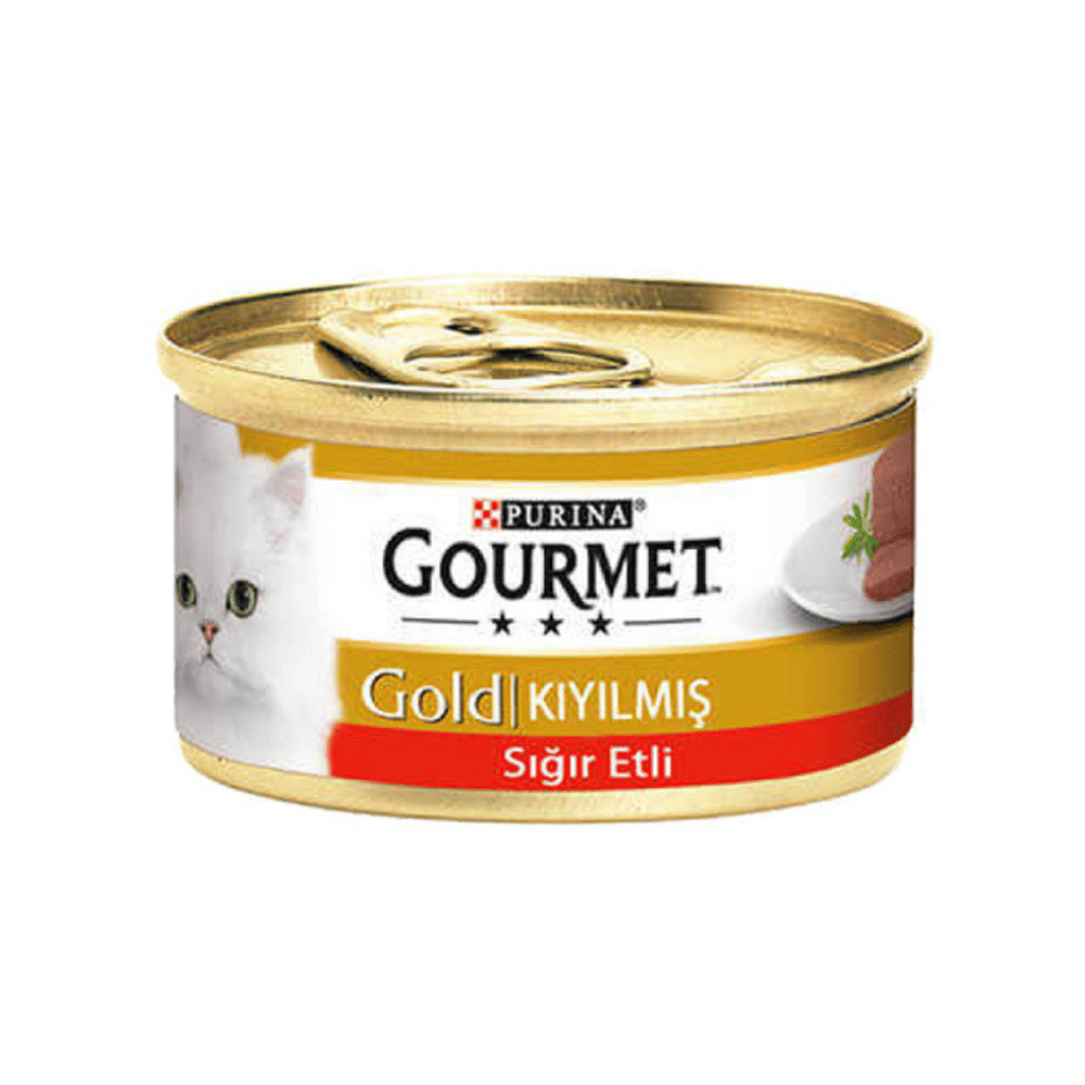 Gourmet Gold Kıyılmış Sığır Etli Kedi Maması 85 Gr