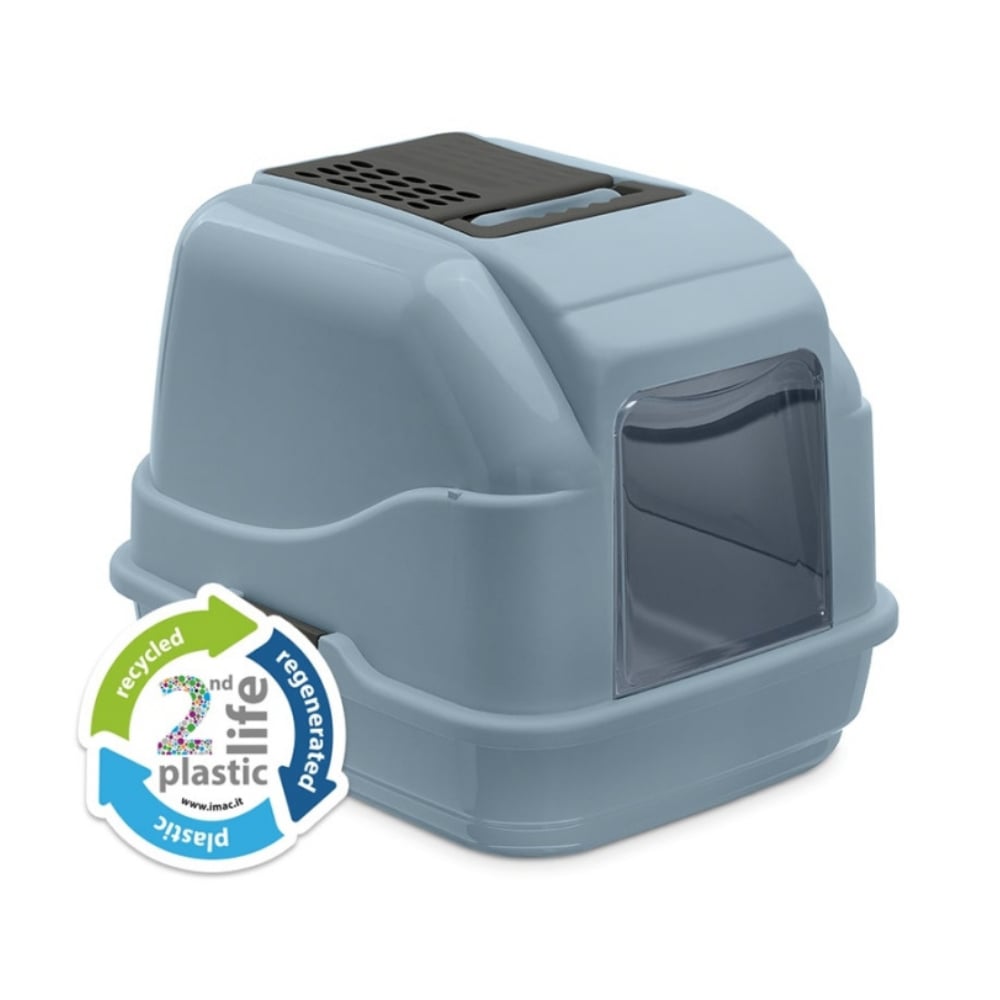 Imac Easy Cat 2nd Lıfe Kapalı Kedi Tuvaleti Mavi 50x40x40cm