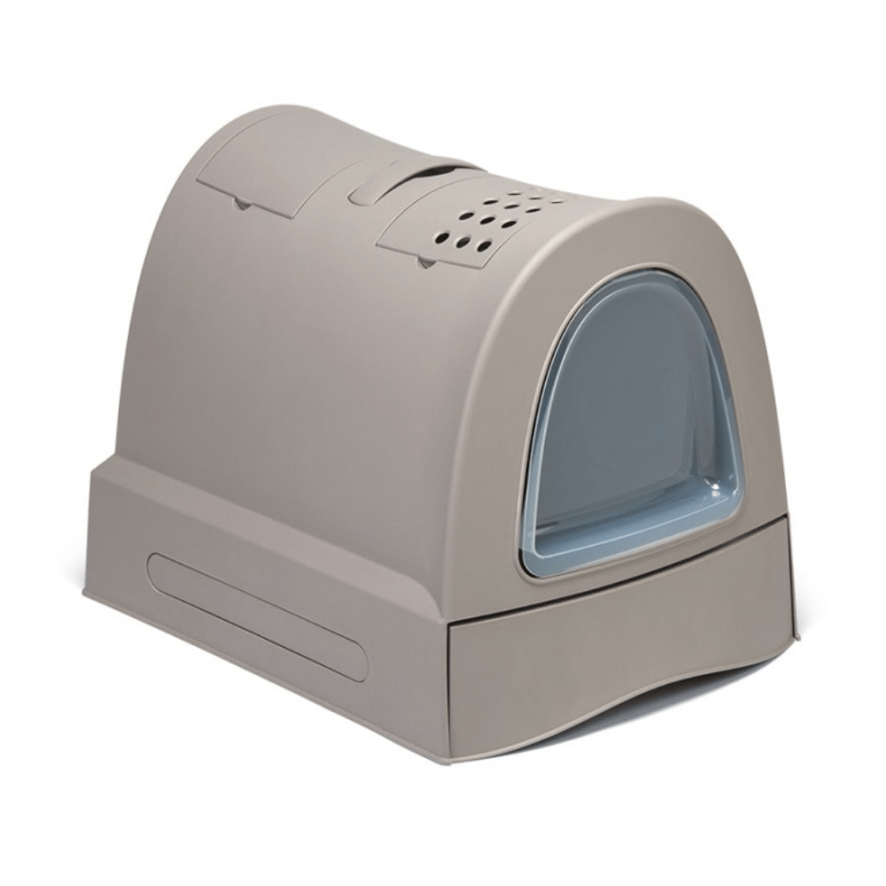 Imac Zuma Torbalı Kapalı Kedi Tuvaleti Bej 56x40x42,5cm