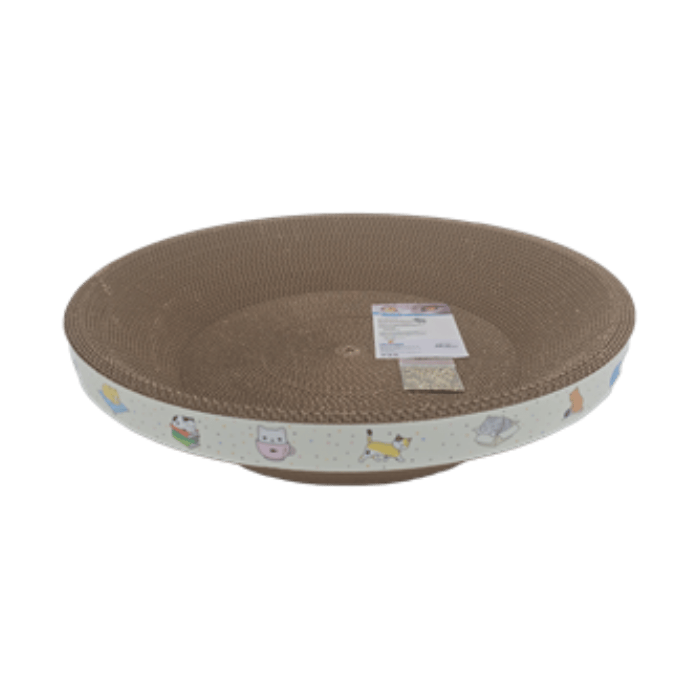 Jooys Yuvarlak Kedi Karton Tırmalama Large 46x46x10 Cm