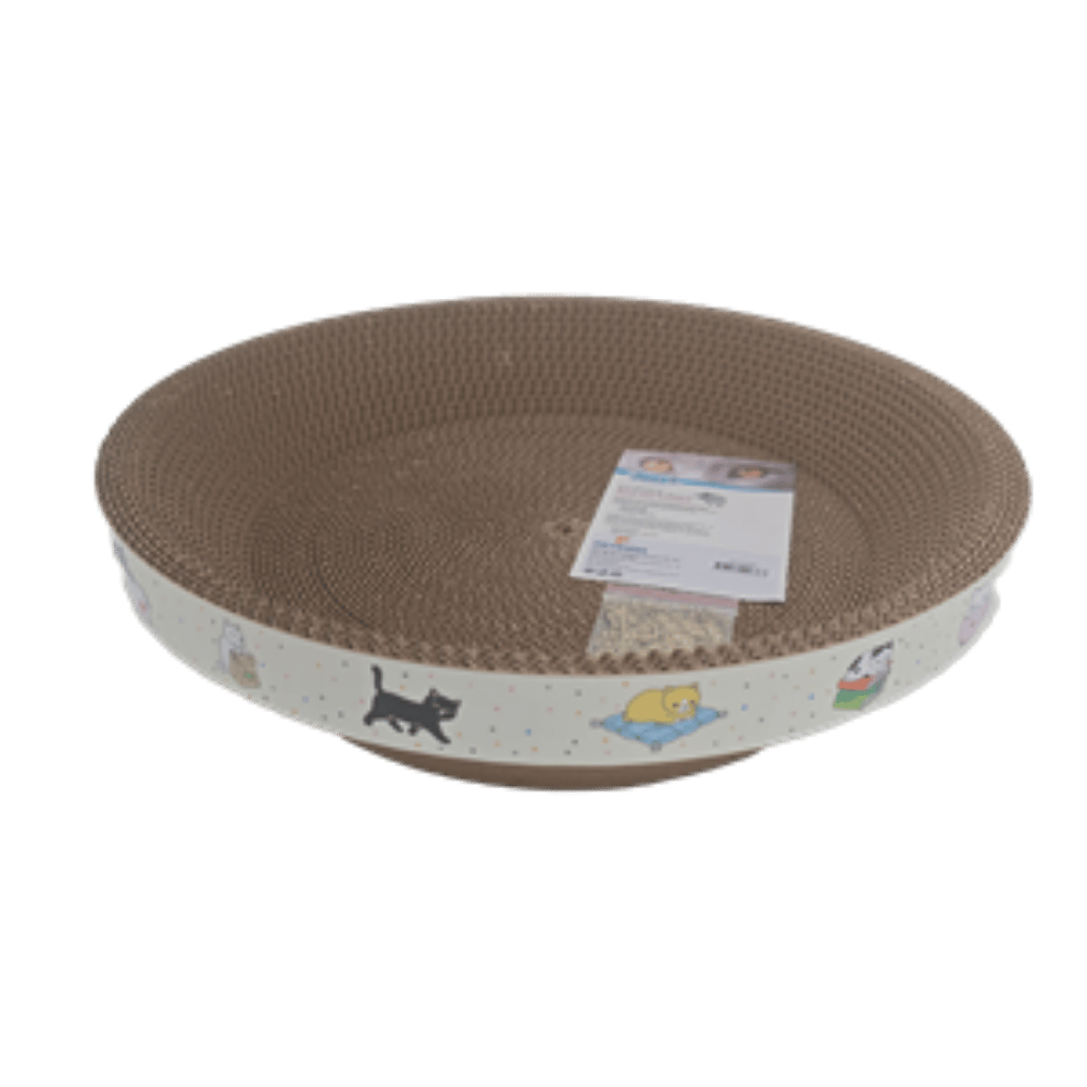 Jooys Yuvarlak Kedi Karton Tırmalama Large 35x35x8 Cm