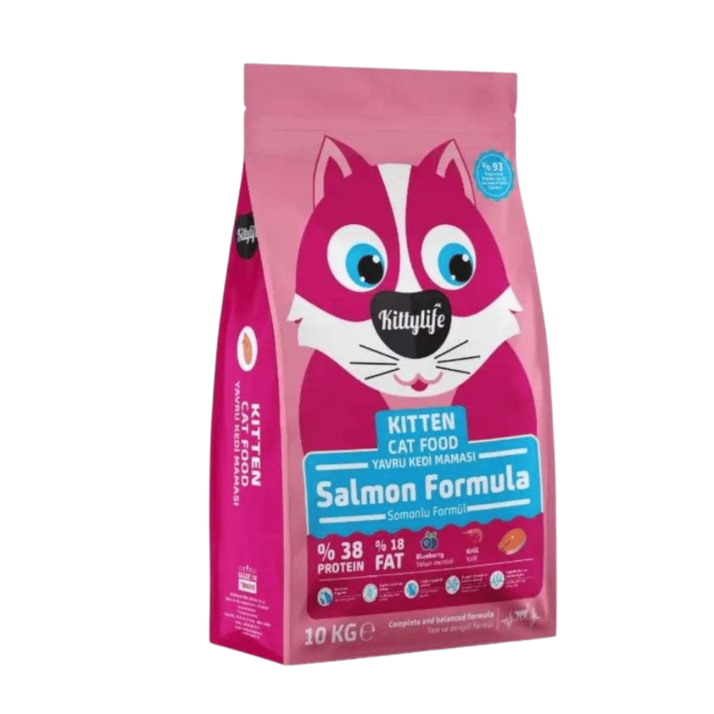 Kitty Life Somonlu Yavru Kedi Maması 10 Kg