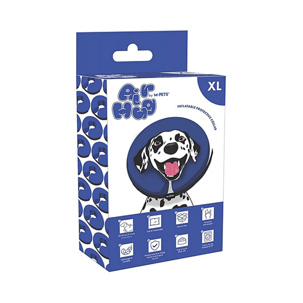M-Pets Air Hug Şişirilebilir Köpek Koruyucu Yaka Tasma 38-50cm XL