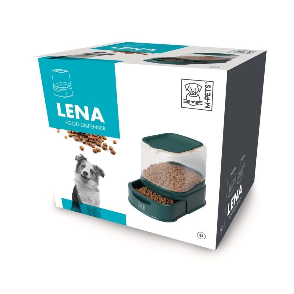 M-Pets Lena Çekmeceli ve Hazneli Köpek Mama Kabı 3000 ml