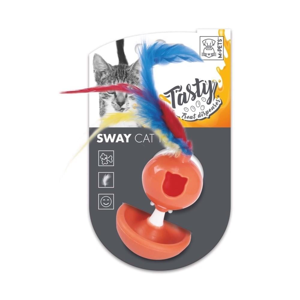 M-Pets Sway Ödül Hazneli Hacı Yatmaz Kedi Oyuncağı 13.5x9.5x16.8 cm