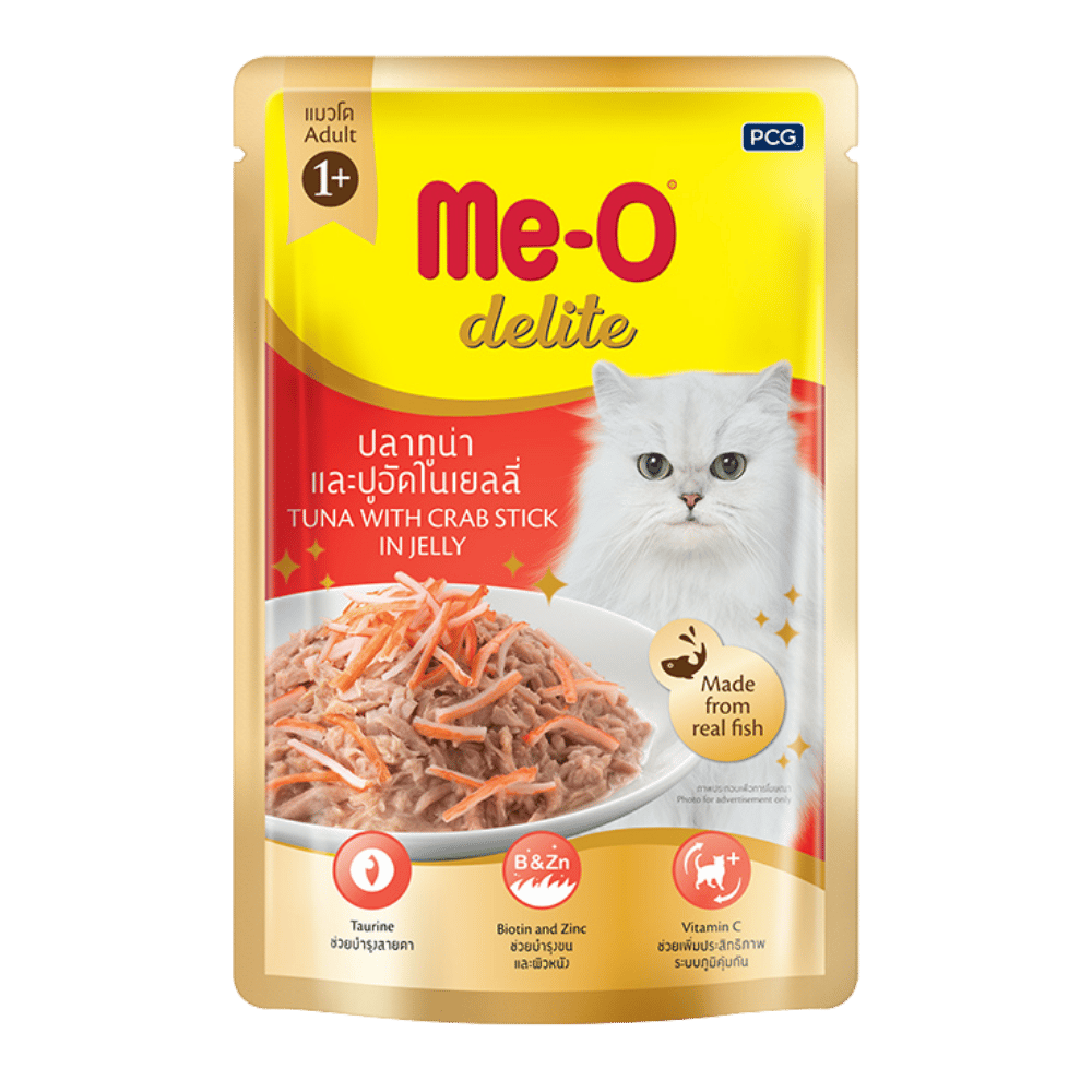 Me-O Delite Pouch Ton Balıklı ve Palamutlu Yetişkin Kedi Konservesi 70 gr