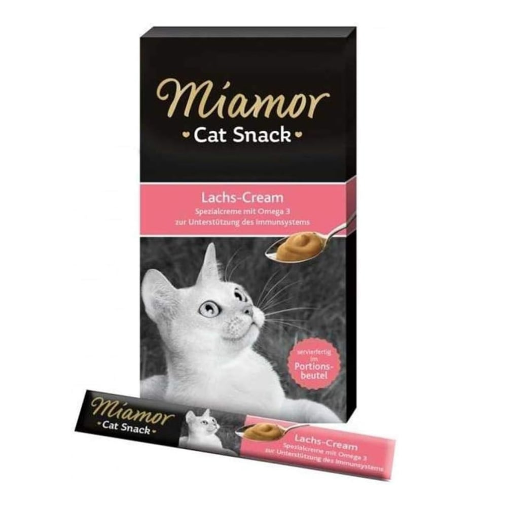 Miamor Cream Somonlu Yetişkin Kedi Ödül Maması 6x15gr