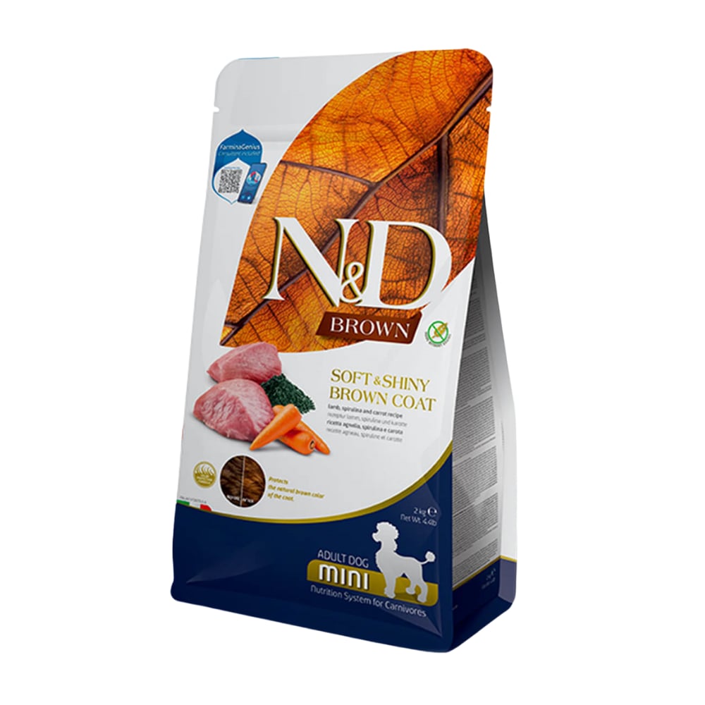 N&D Brown Kuzu Etli Mini Irk Yetişkin Köpek Maması 5 kg