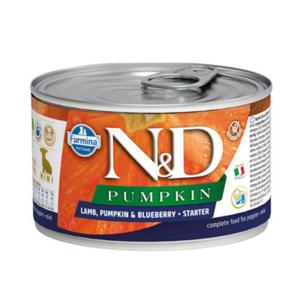 N&D Konserve Kuzu ve Yaban Mersini Yavru Köpek Mini 140 gr