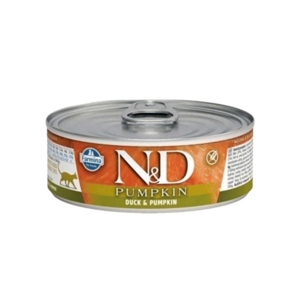 N&D Pumpkin Balkabaklı Ördekli Tahılsız Yetişkin Kedi Konservesi 70gr