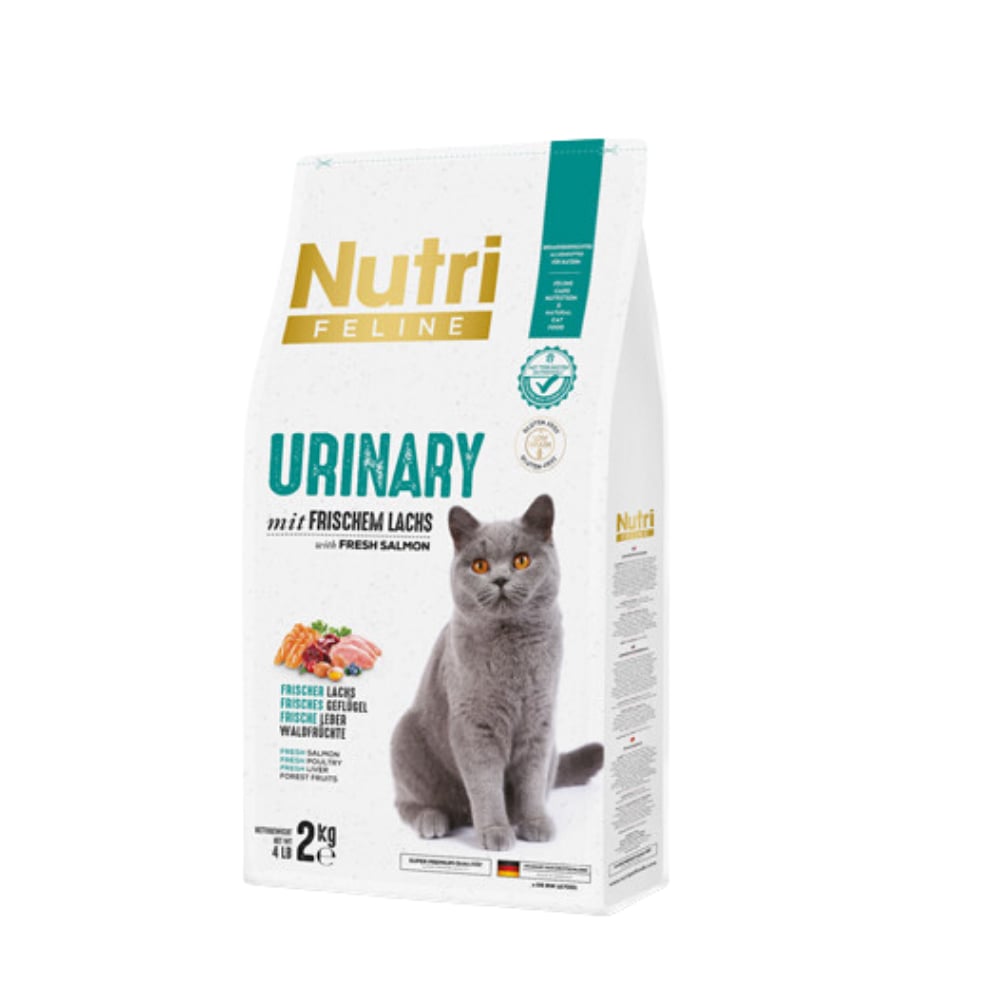 Nutri Feline Urinary Böbrek Sağlığı Destekleyici Somonlu Düşük Tahıllı Yetişkin Kedi Maması 2kg