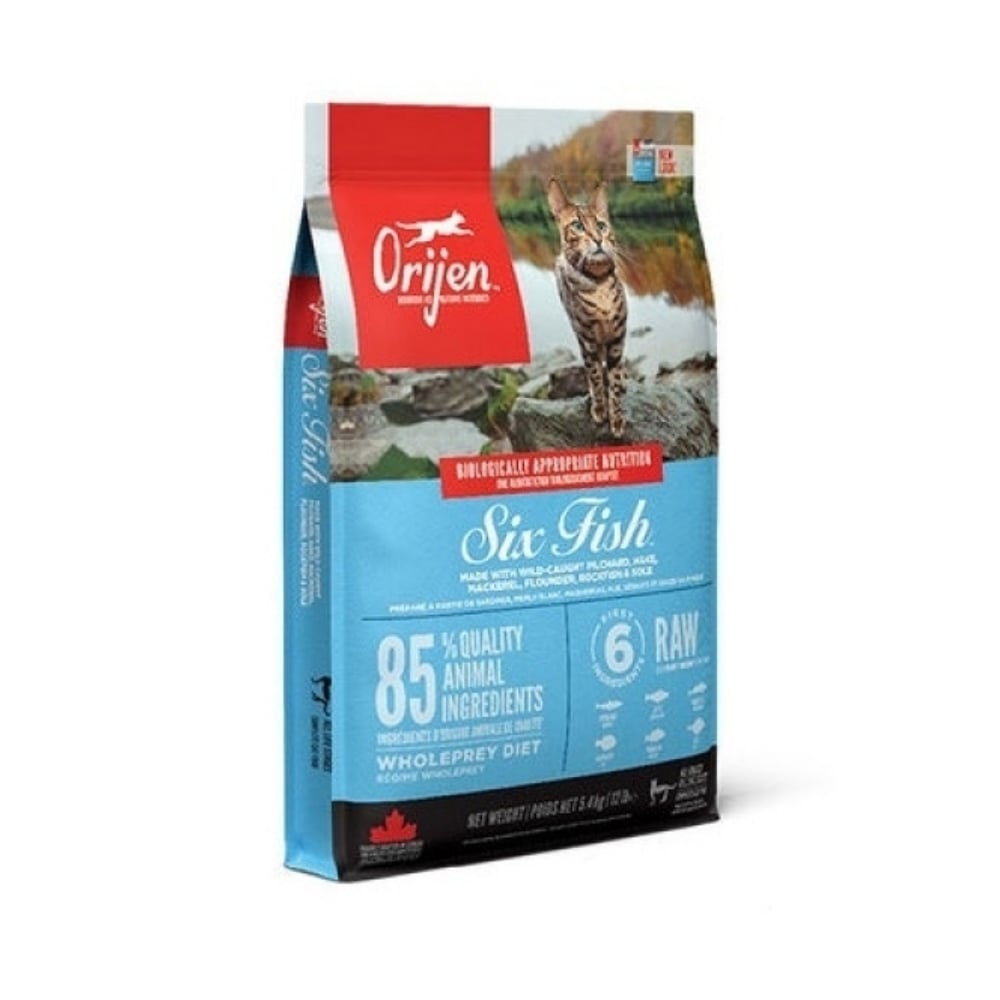 Orijen 6 Fish 6 Balıklı Tahılsız Kedi Maması 5.4kg