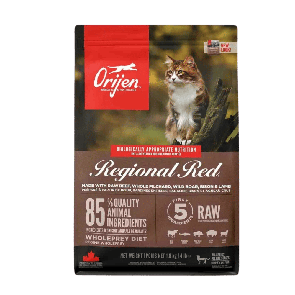 Orijen Regional Red Kırmızı Etli Tahılsız Kedi Maması 1,8kg
