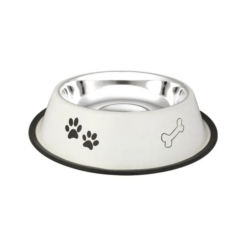 Oripet Desenli Çelik Köpek Mama Kabı 32 oz