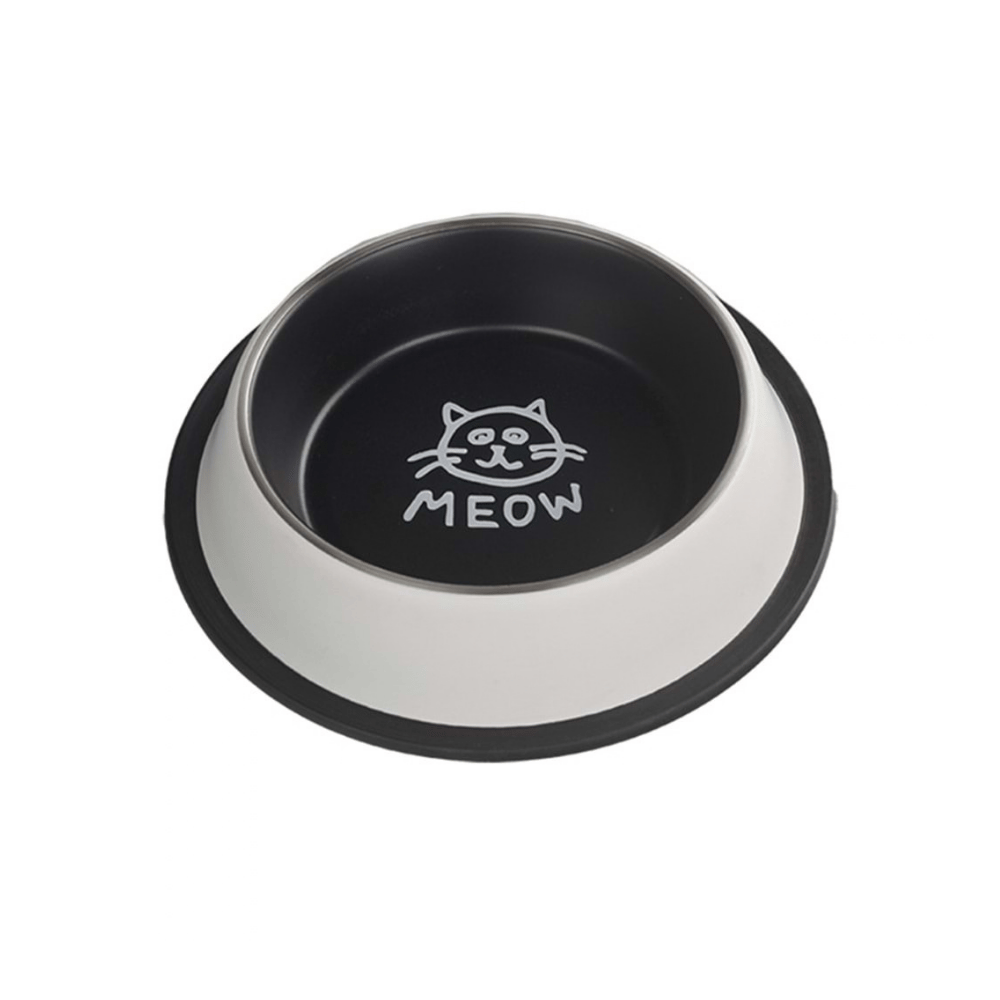 Oripet Kedi Desenli Ç. Mama Kabı-8 Oz-12cm