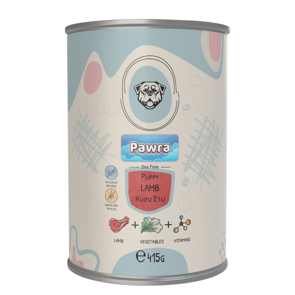 Pawra Kuzu Etli Yavru Köpek Konservesi 15 Gr
