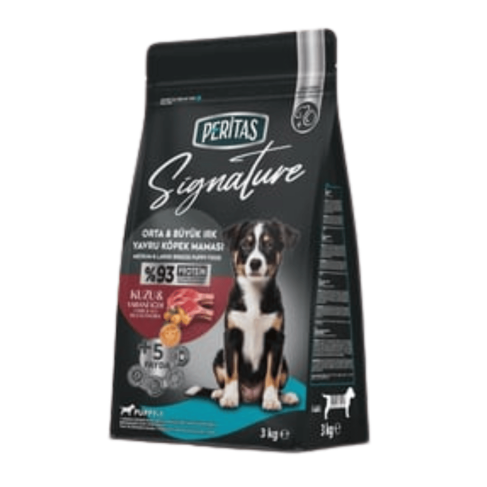Peritas Signature Kuzulu Orta ve Büyük Irk Yavru Köpek Maması 3 Kg