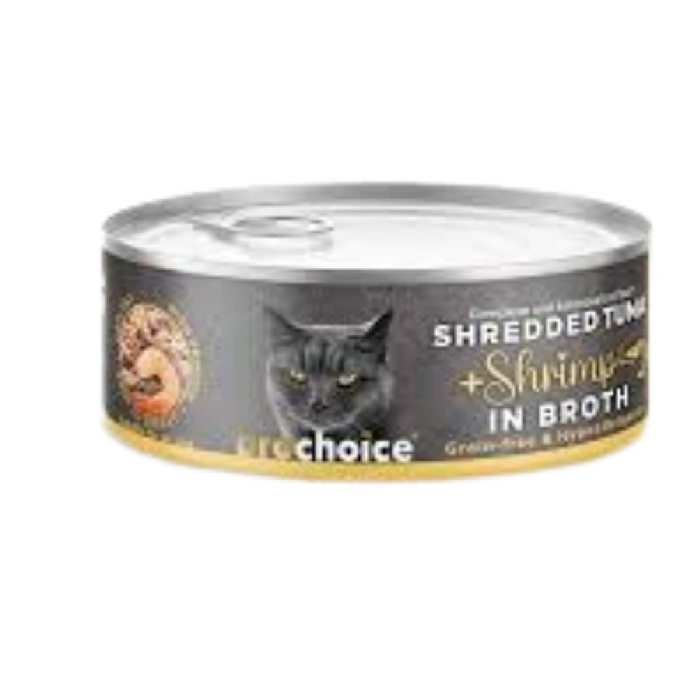 Prochoice Tahılsız, Hipoalerjenik, Tiftiklenmiş Tuna Balıklı & Karidesli Yaş Kedi Maması 70 gr