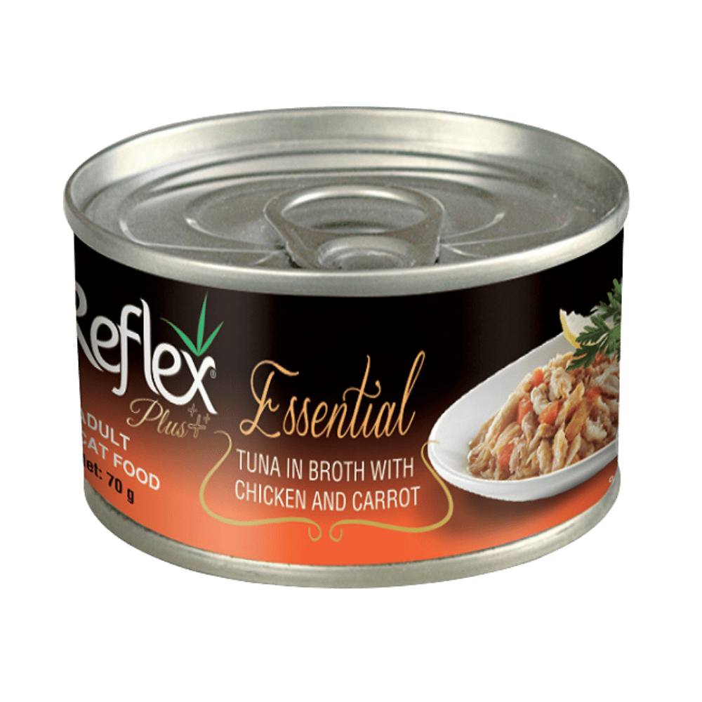 Reflex Plus Essential Balıklı ve Sebzeli Yetişkin Kedi Konservesi 70gr