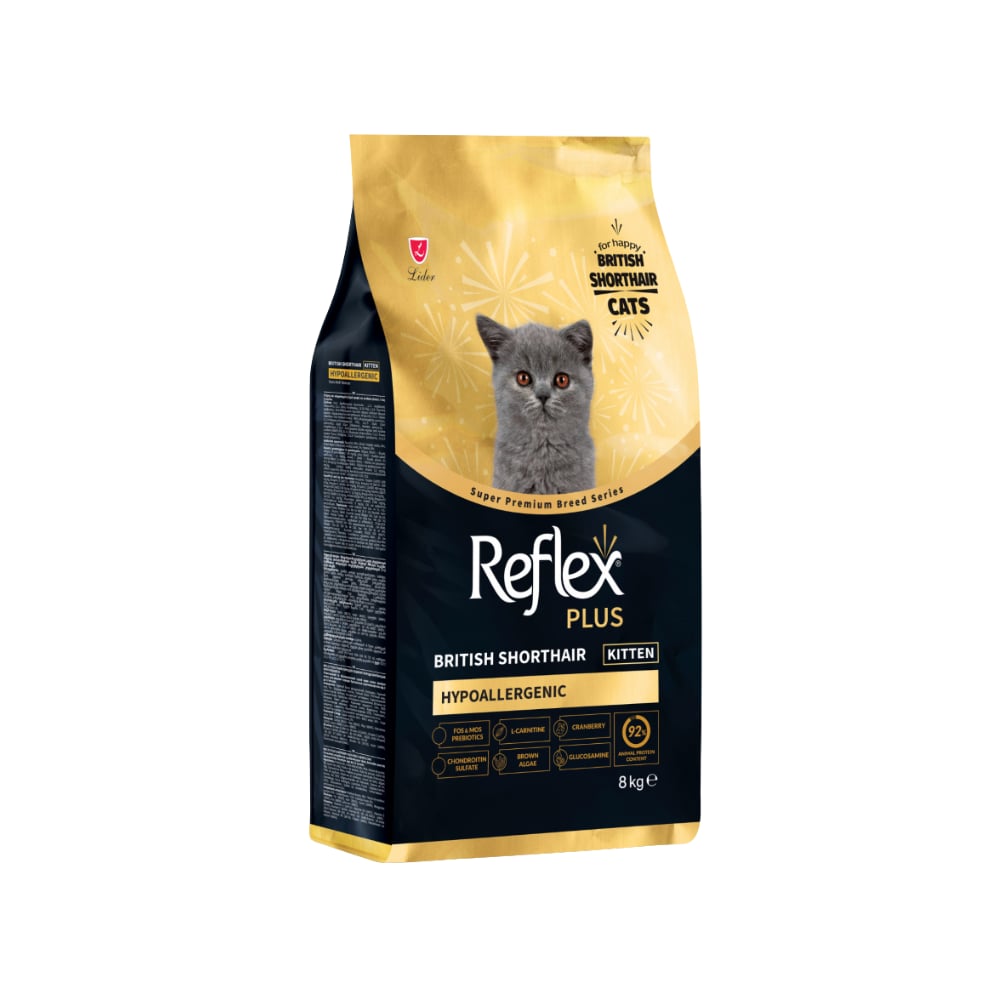 Reflex Plus Hipoalerjenik British Shorthair Yavru Kedi Maması 8kg