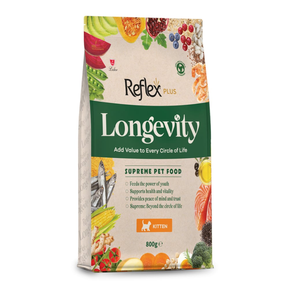 Reflex Plus Longevity Hipoalerjenik Yavru Kedi Maması 800gr