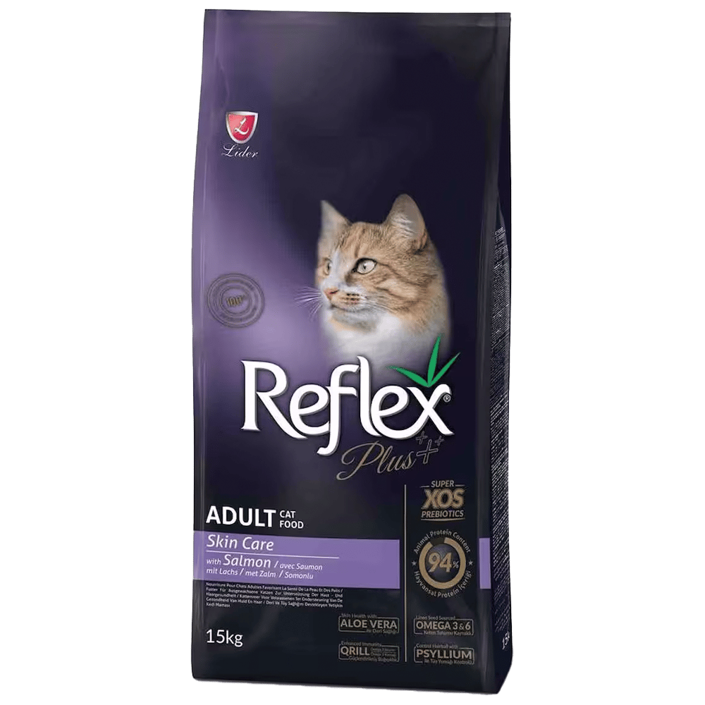 Reflex Plus Skin Care Somonlu Yetişkin Kedi Maması 15kg