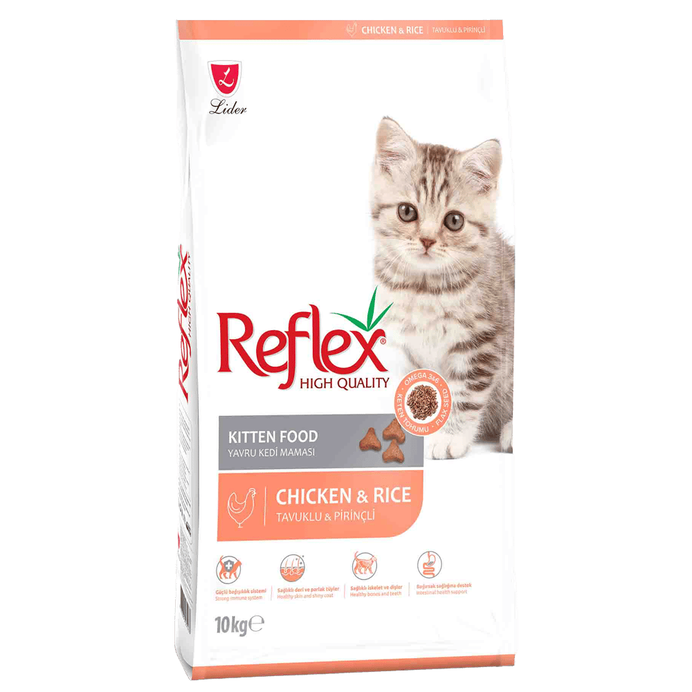 Reflex Tavuklu ve Pirinçli Yavru Kedi Maması 10kg