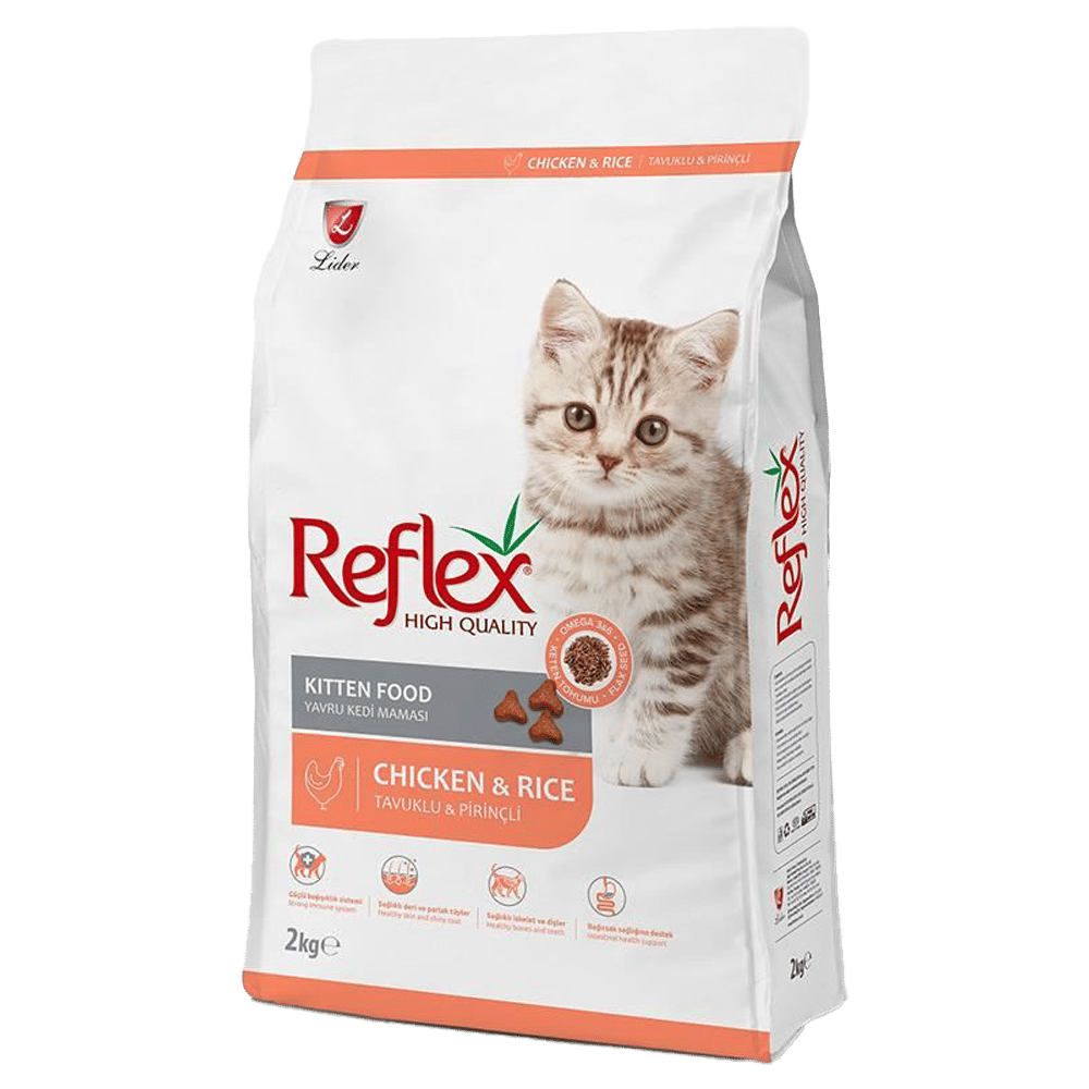 Reflex Tavuklu ve Pirinçli Yavru Kedi Maması 2kg