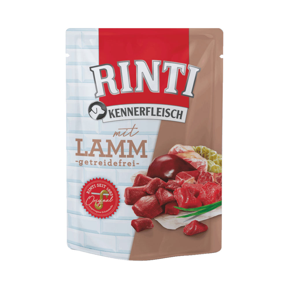 Rinti Pouch Kuzulu Köpek Yaş Maması 400gr