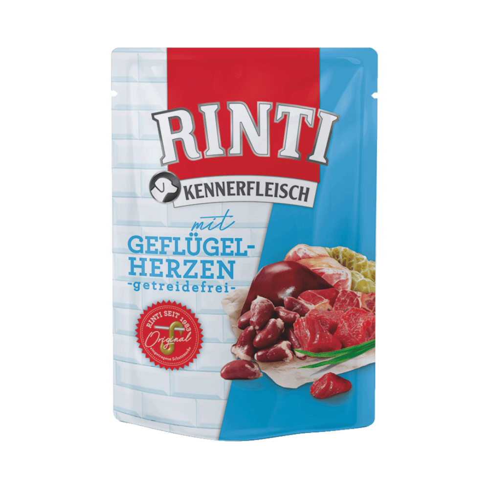 Rinti Pouch Yürekli Köpek Yaş Maması 400gr