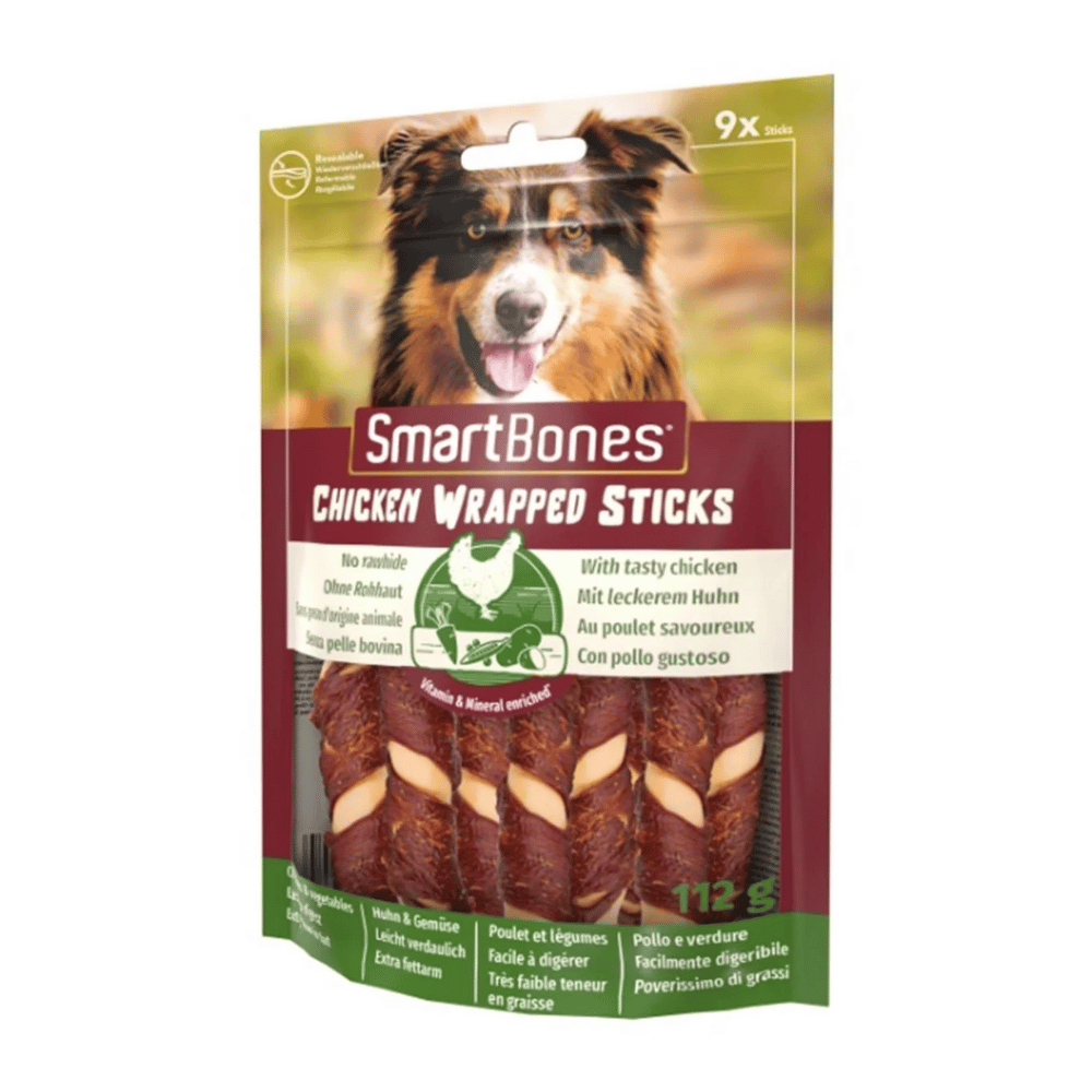 SmartBones Çubuk Köpek Ödül Maması Tavuklu Mini (9lu) 112g