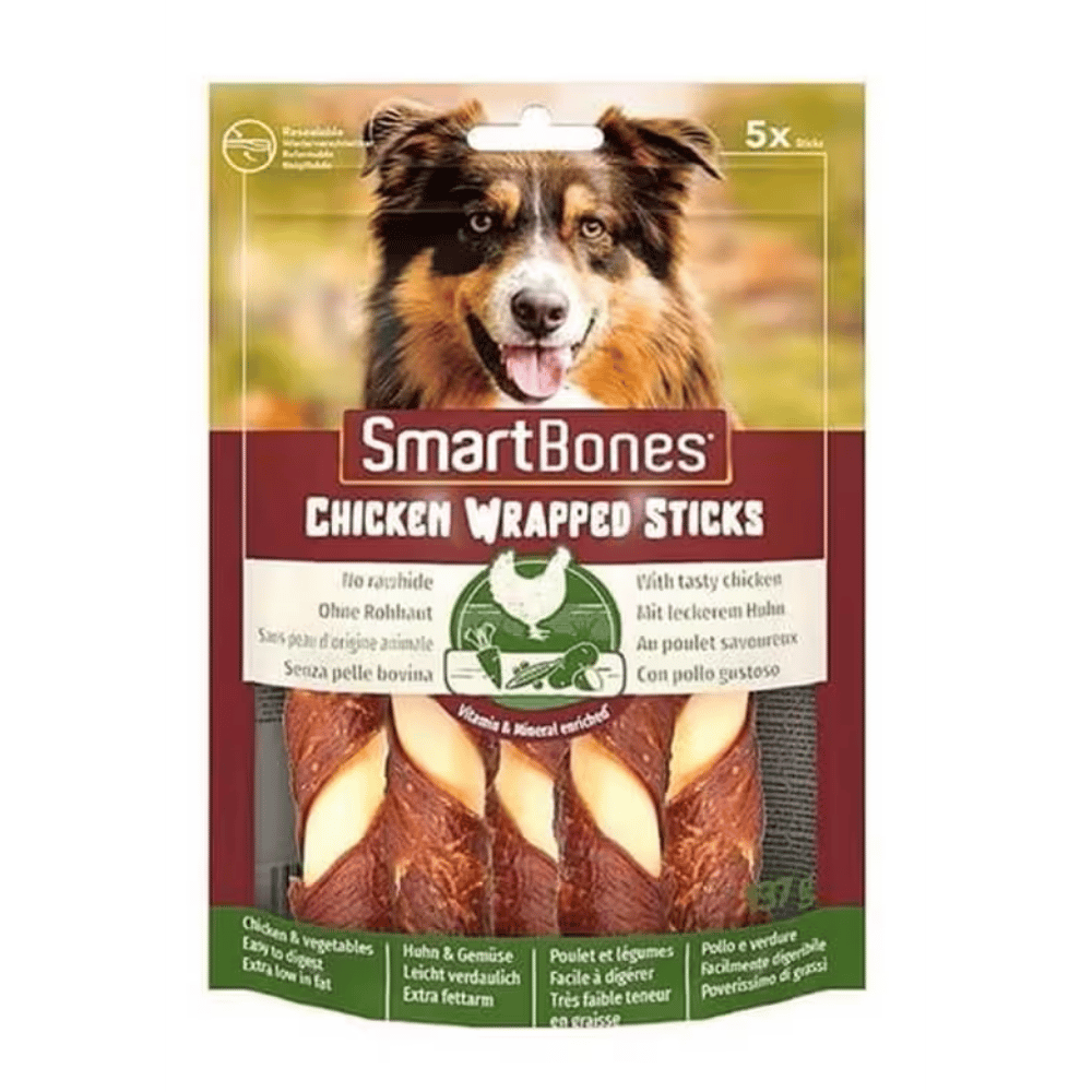 SmartBones Çubuk Köpek Ödül Maması Tavuklu Medium (5li) 125g