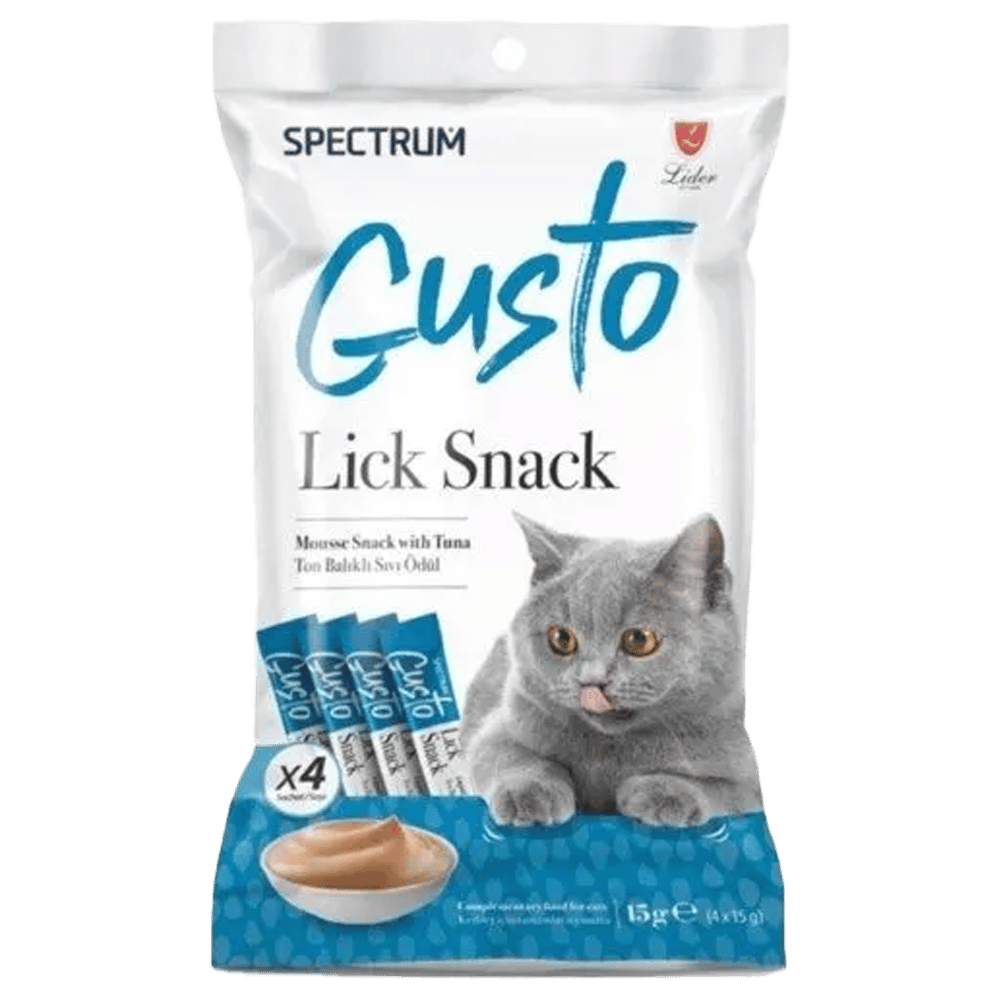 Spectrum Gusto Ton Balıklı Sıvı Kedi Ödül Maması 4x15gr