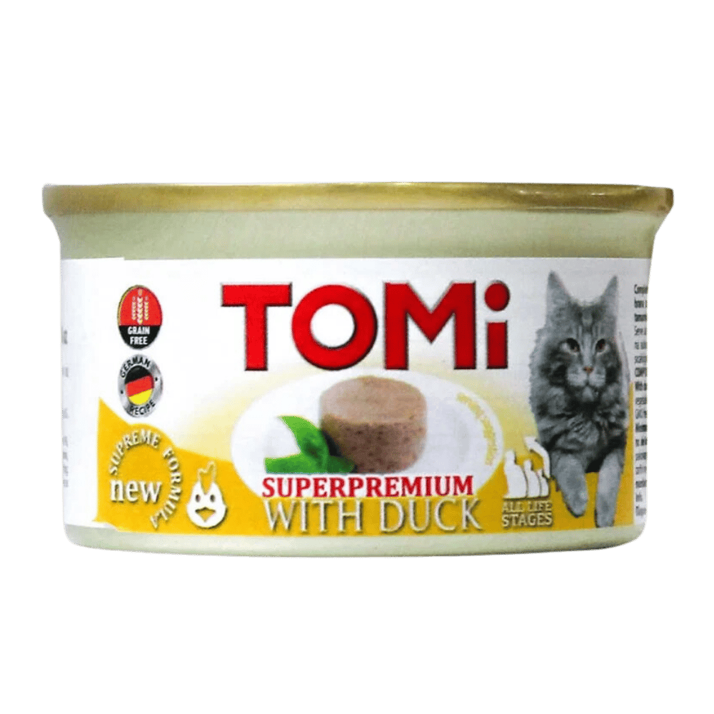 Tomi Ördekli Yetişkin Kedi Konservesi 85gr