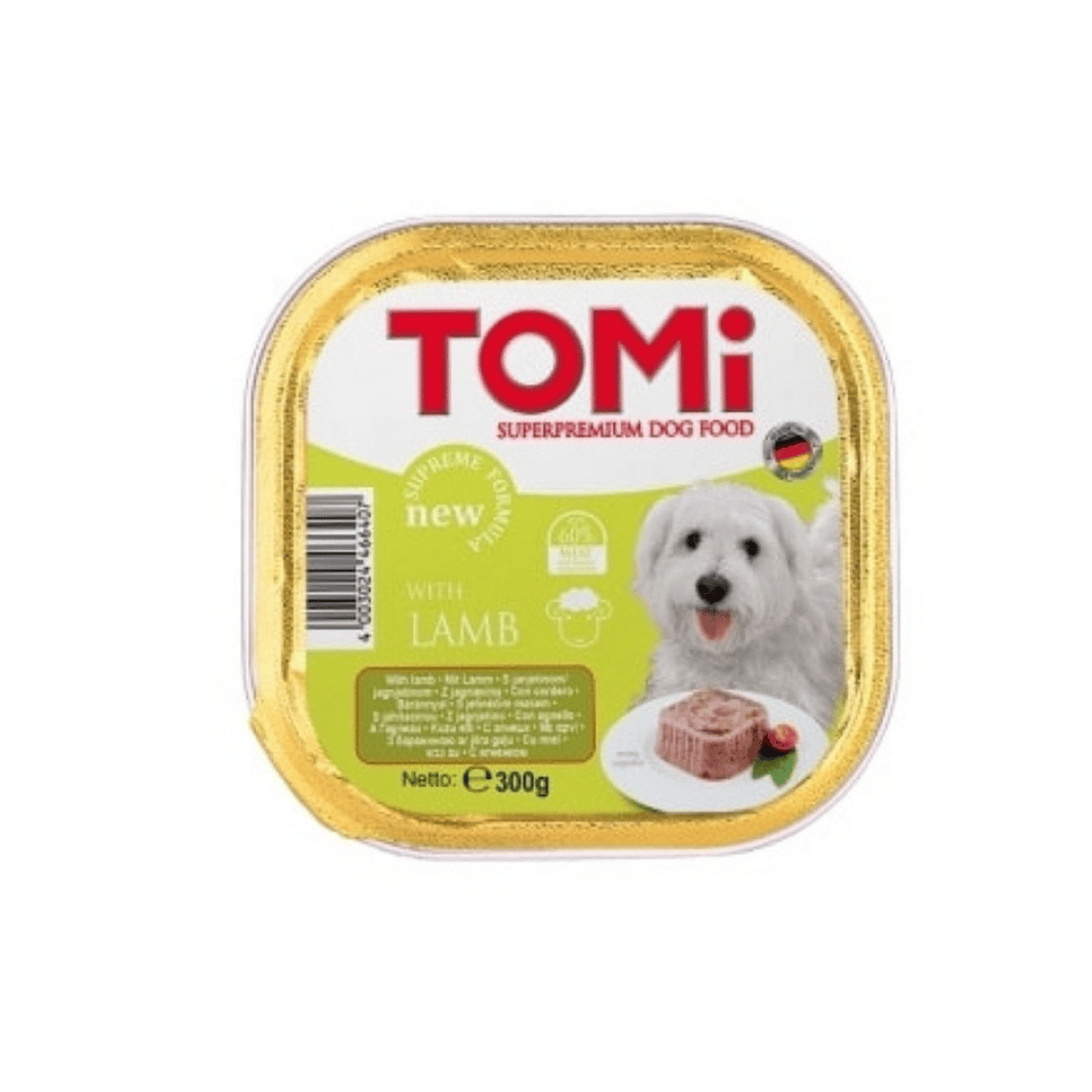 Tomi Pate Kuzu Etli Köpek Yaş Maması 300gr