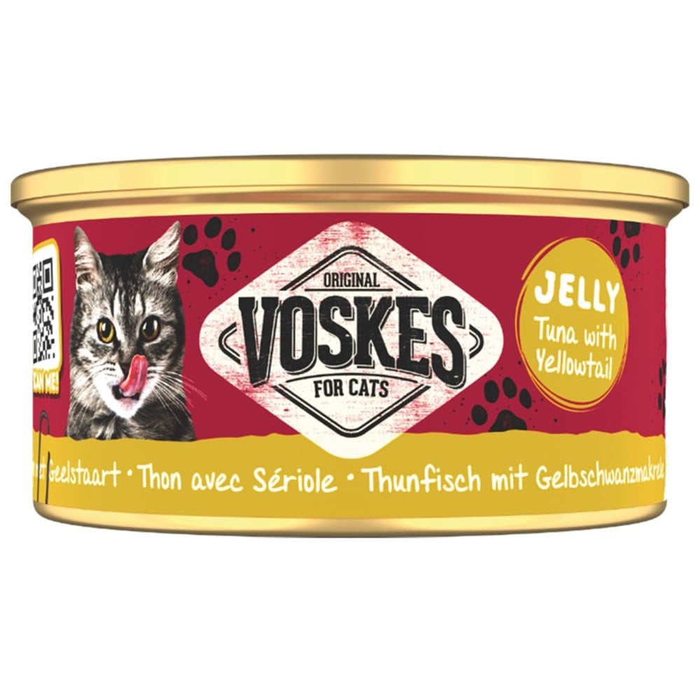 Voskes Ton Balığı Ve Sarıkuyruk Kedi Konservesi 85 gr