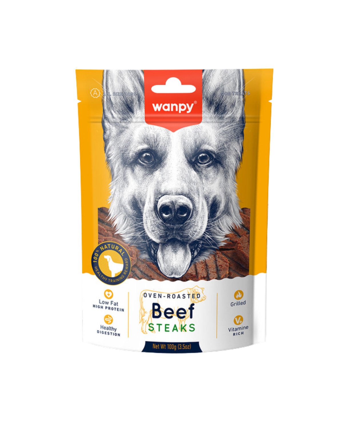Wanpy Izgara Dana Biftek 100 gr Köpek Ödülü
