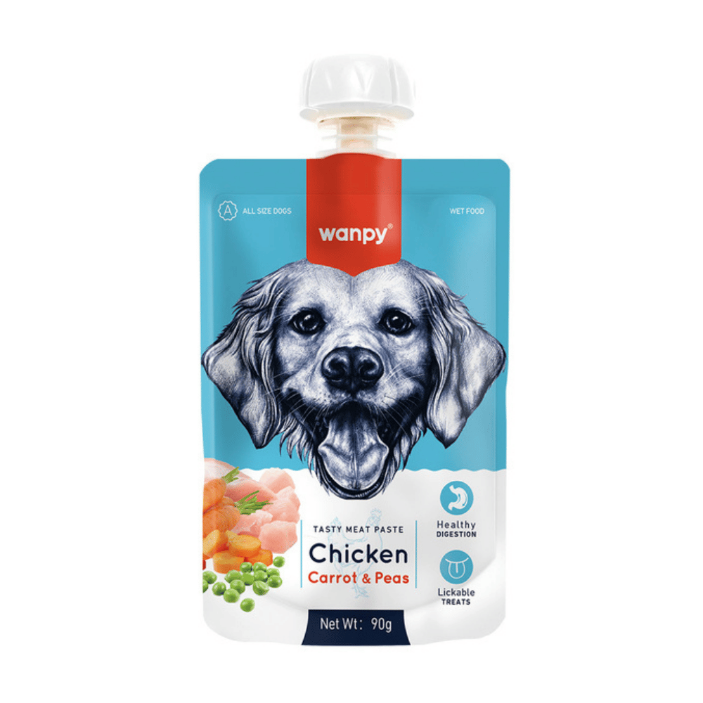 Wanpy Taze Tavuklu Ve Havuçlu Köpek Et Ezmesi 90 gr