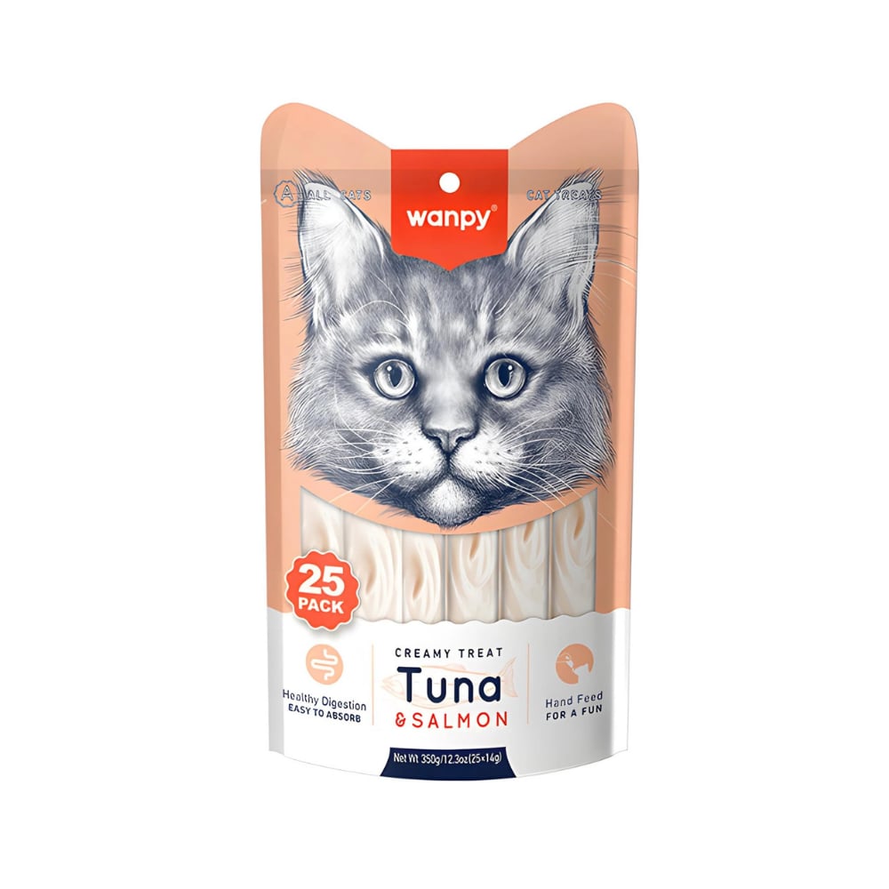 Wanpy Ton Balıklı ve Somonlu Kedi Ödülü 25x14gr