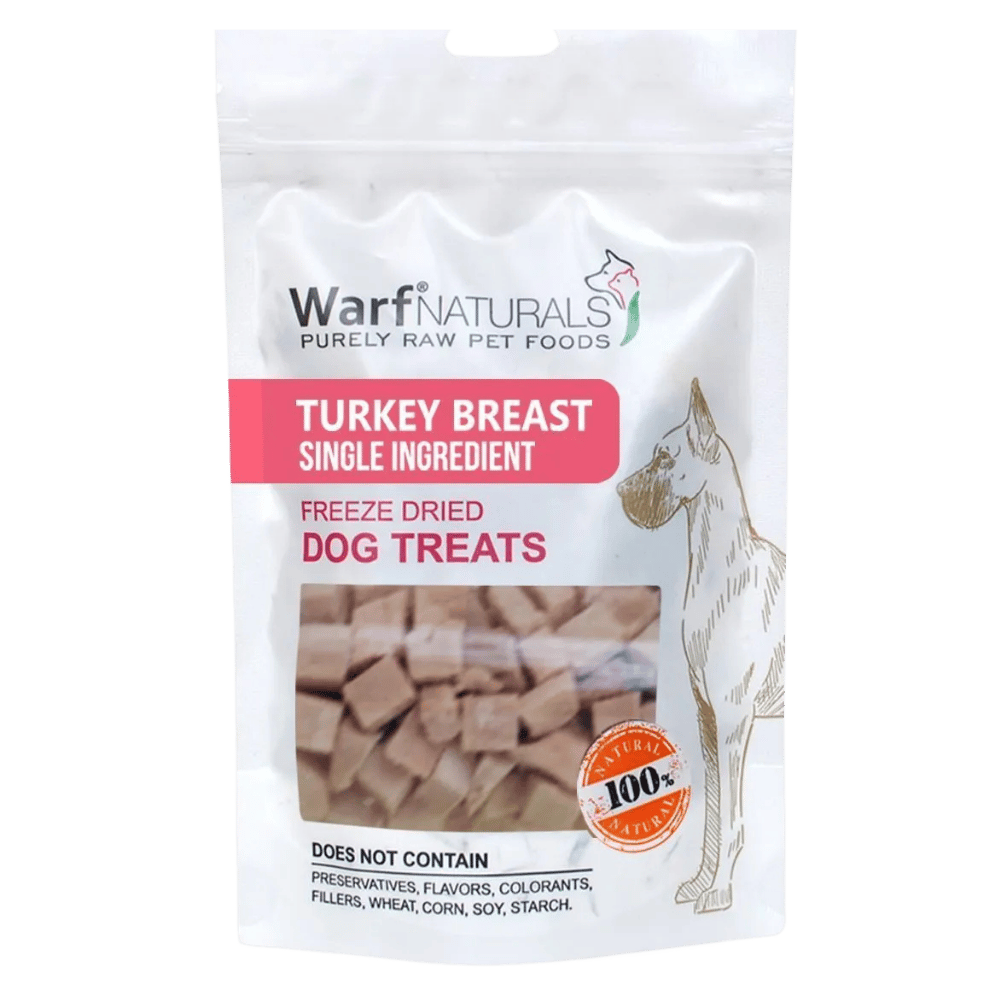 Warf Naturals Freeze Dried Hindi Göğüs Köpek Ödülü 40 gr
