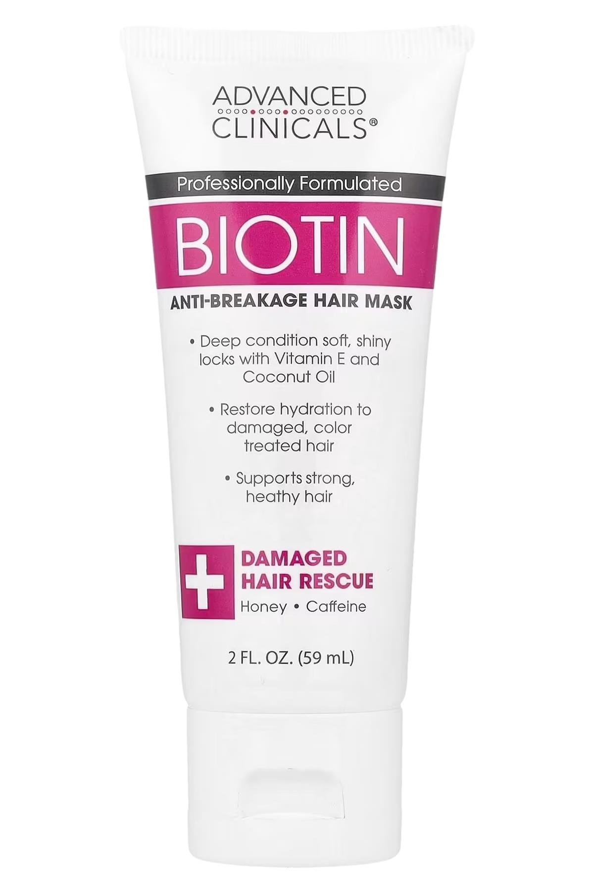 Advanced Clinicals Biotin Kırılma Karşıtı Güçlendirici Saç Maskesi 59ML