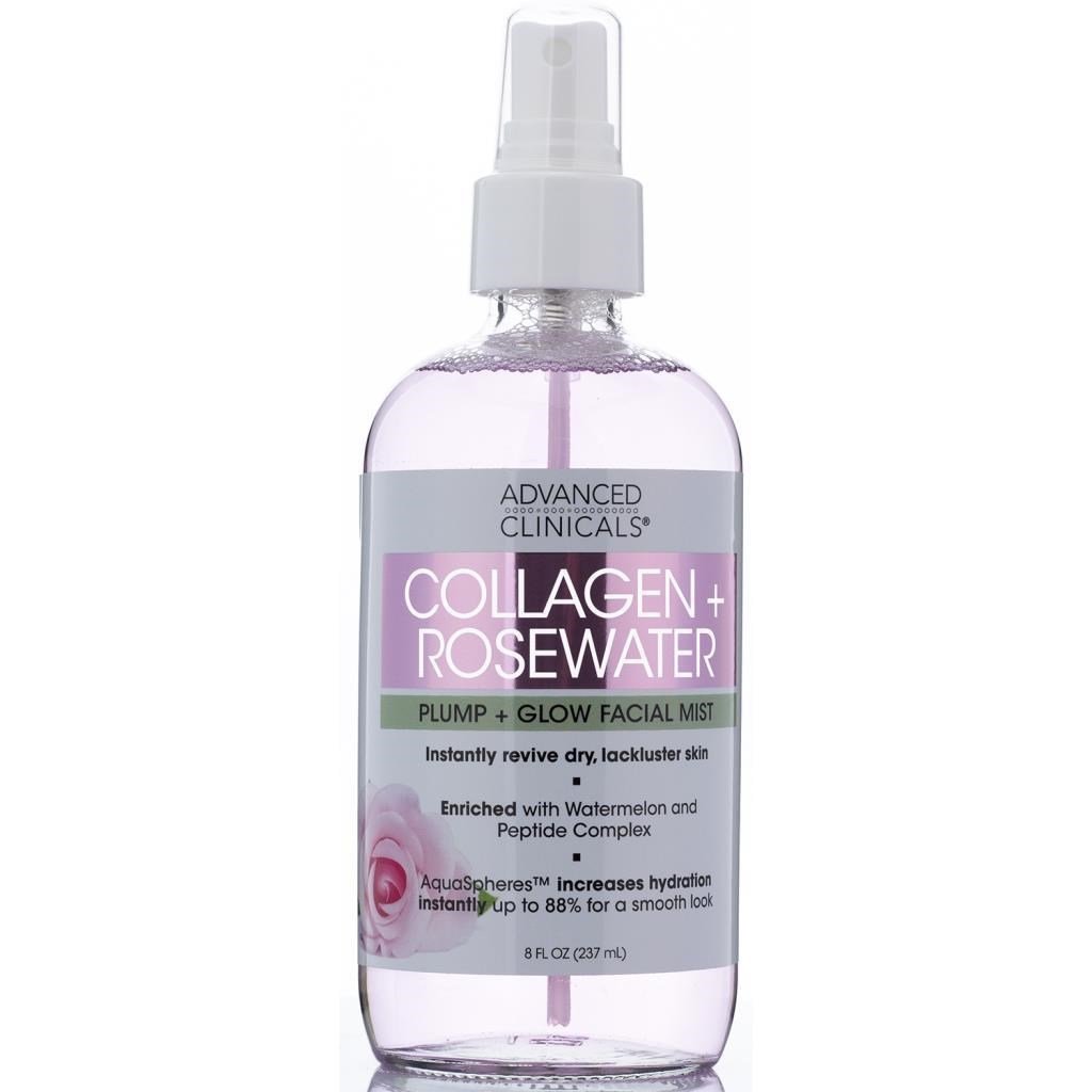 Advanced Clinicals Collagen Rosewater Yüz Spreyi 237ML