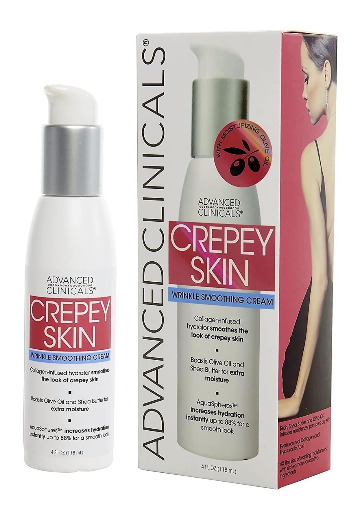 Advanced Clinicals Crepey Skin Kırışıklık Karşıtıcı Krem 118ML