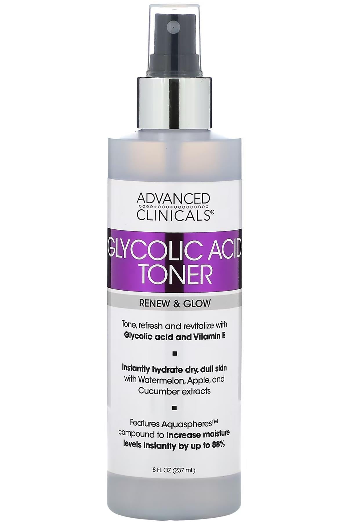Advanced Clinicals Glycolic Acid Yüz Toniği 237ML
