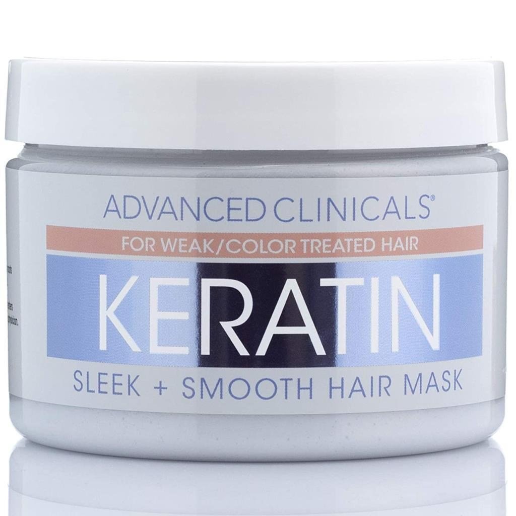 Advanced Clinicals Keratin Yumuşak ve Pürüzsüz Saçlar İçin Saç Maskesi 340GR