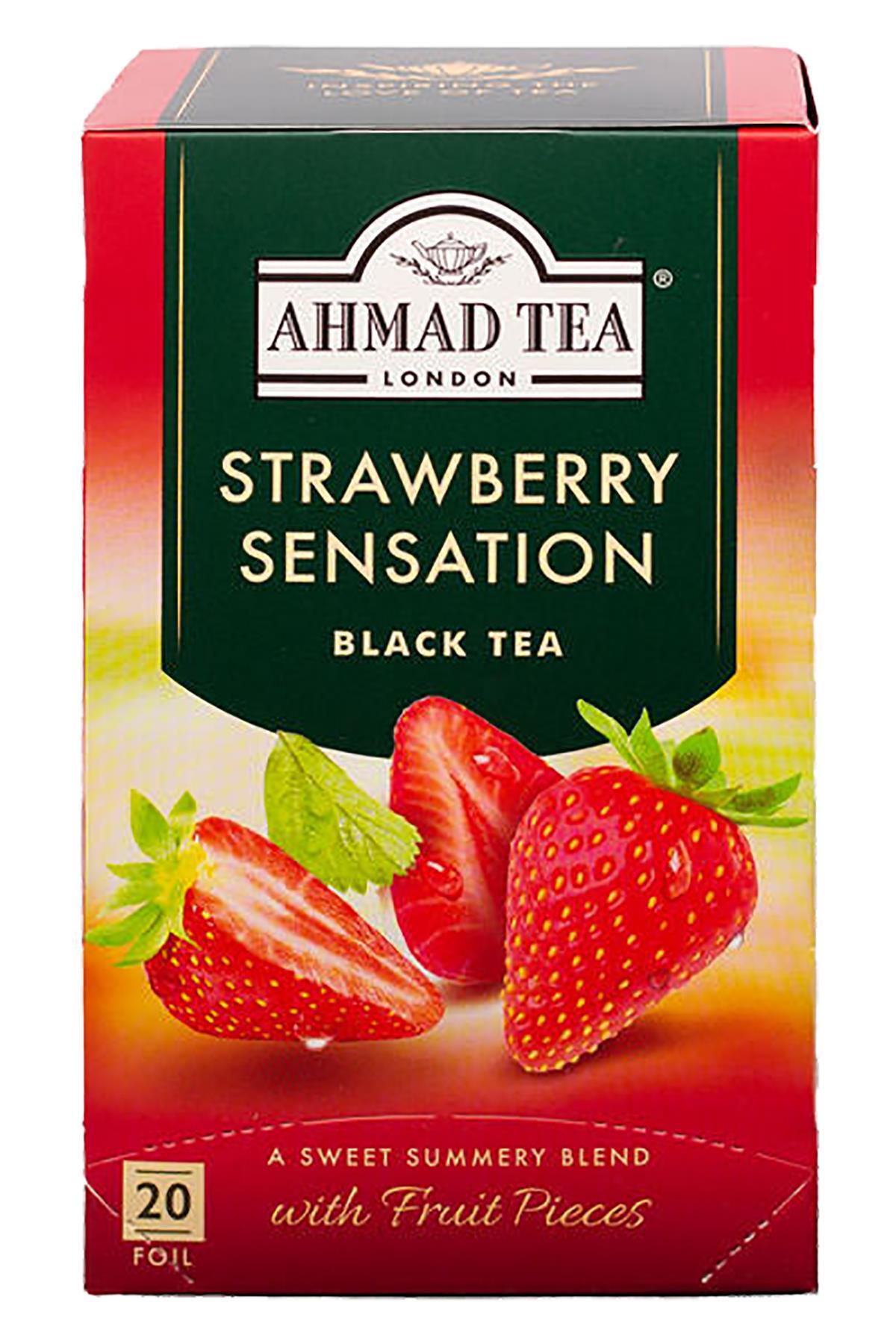 Ahmad Tea Çilek Aromalı Bardak Poşet Çay 20 Adet