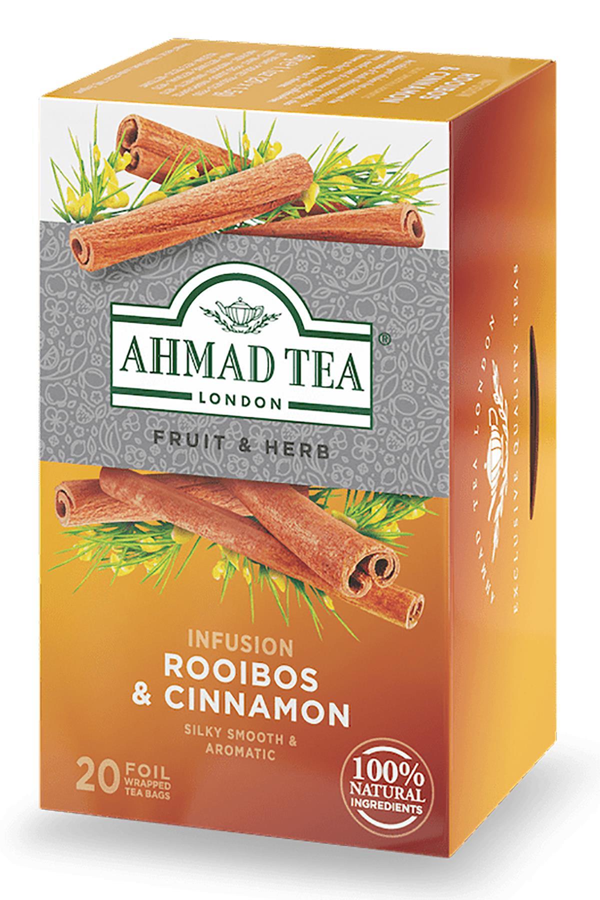 Ahmad Tea Rooibos & Cinnamon Bardak Poşet Çay 20 Adet