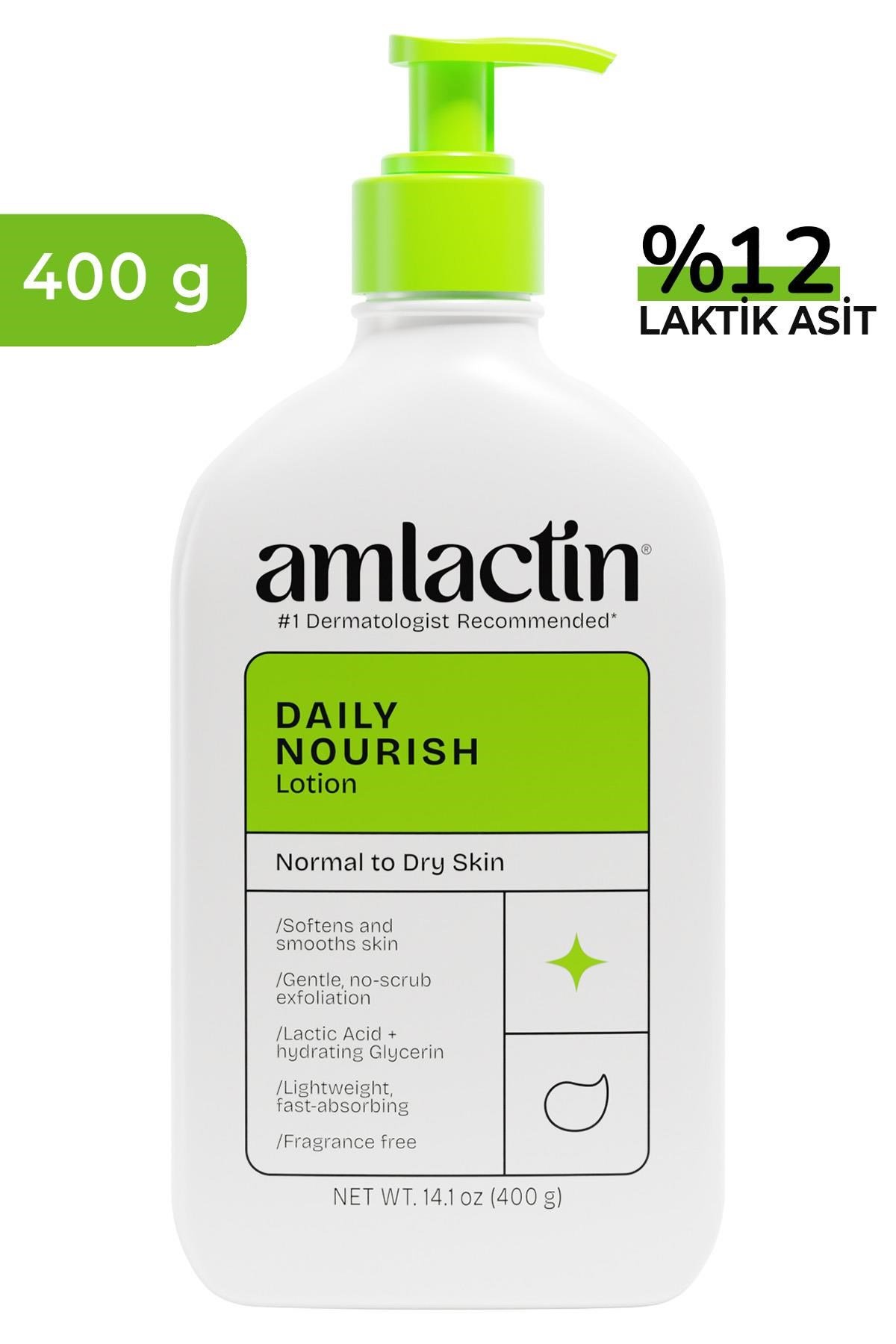 AmLactin 12% Lactic Acid Günlük Besleyici Losyon 400GR