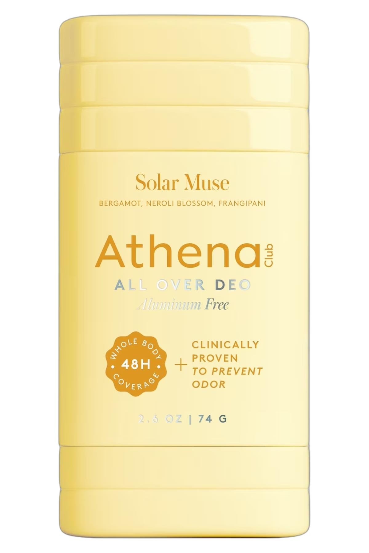 Athena Club Solar Muse Alüminyumsuz Tüm Vücut Stick Deodorant 74GR